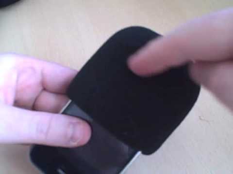 spoffle for the iphone - cover from a shure sm58