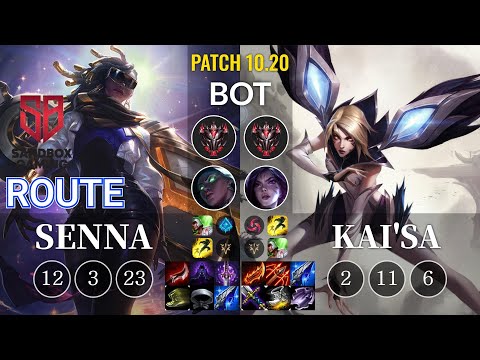SB Route Senna vs Kai'Sa Bot - KR Patch 10.20