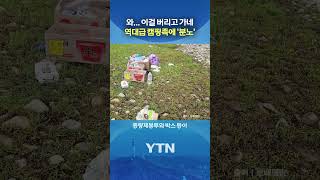 뉴스까지 진출한 '캠핑족' #shorts / YTN