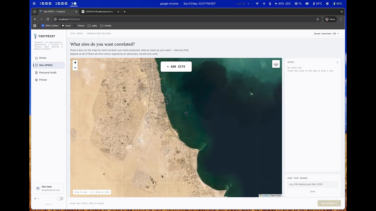 FOOTPRINT project preview