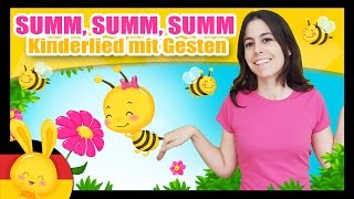Summ, summ, summ - Kinderlied mit Gesten - Kinderlieder zum Mitsingen -Titounis