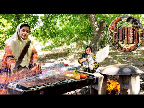 meet the KEBAB KINGS of IRAN | Traditional IRANi Lavash Bread and Kebab recipe in the Village