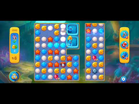 Fishdom Easy Level 12102 (with ingame lightning booster) @choraelmin