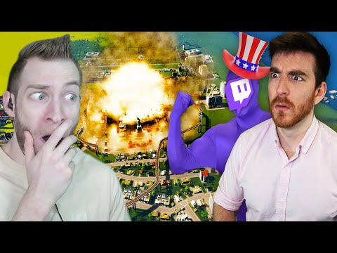 WOULD YOU LIVE HERE??!! Reacting to "City Skylines, but I elected Twitch Chat as Mayor" by DougDoug