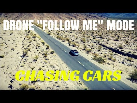 Bebop 2  "Follow Me" mode chasing cars