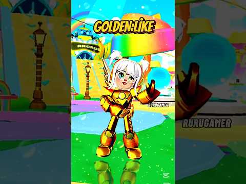 GOLDEN VS BLACK 🖤💛😍 #rurugamer #pkxd #pkxduniverse#trend #edit#ruru#رورو #game#armourasidoarjo#العاب