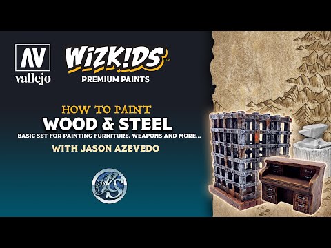 Wood & Steel | Tutorial for Painting WizKids Miniatures by Vallejo