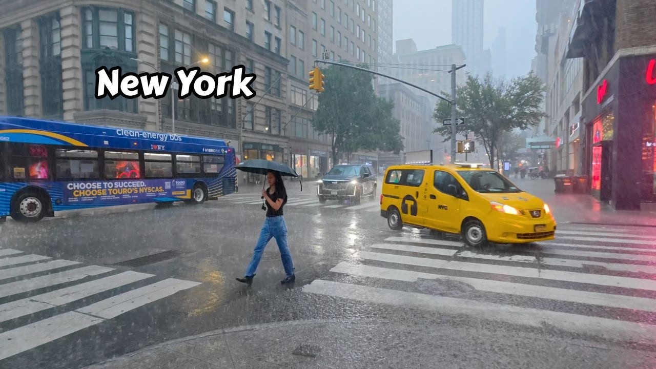 What's It Like Walking In New York City In The Rain