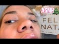 ASMR FAST AGGRESSIVE Merry Christmas Feliz Natal Lens Licking Tapping Som Em Camadas