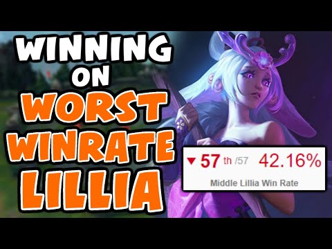 I found out how to WIN on the WORST MID WINRATE CHAMP LILLIA | Challenger Lillia - League of Legends
