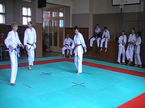 Patrik - kumite starší žáci - I. část