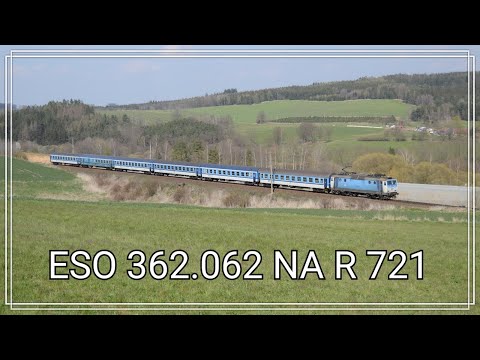 ČD 362.062 - R 721 „Vltava“ - Heřmaničky - 28.4.2021
