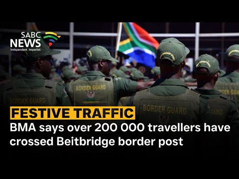 News report on festive-season traffic at the Beitbridge border post between South Africa and Zimbabwe