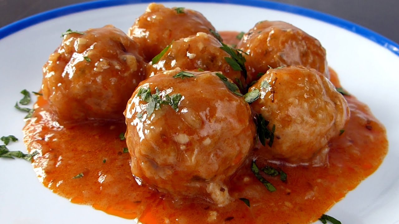 Albóndigas de Pollo ¡en Salsa! ? la Mejor Receta de Albóndigas ?