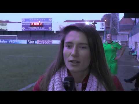 Stephanie Suenens na KAA Gent Ladies - KSK Heist van 13.11.2015