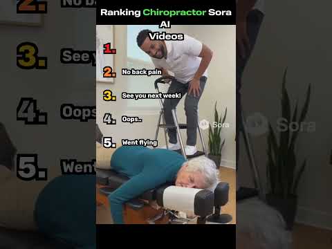 Ranking Best Chiropractor Sora AI Videos #shorts