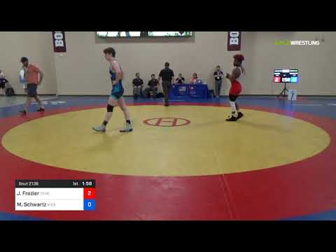 2018 Marine Corps US Open/UWW Junior Greco Roman 63 Con 8 #2 - Jakee Frazier (Othe) Vs. Mosha Schw