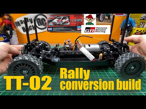 Tamiya TT-02 Snappiest build ever! On-road to Rally conversion. Thank you RC Elf!!!