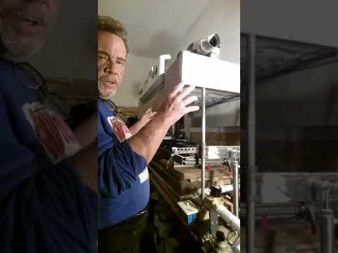 Thermoforming abs plastic sluice trays in the Spike Strike shop