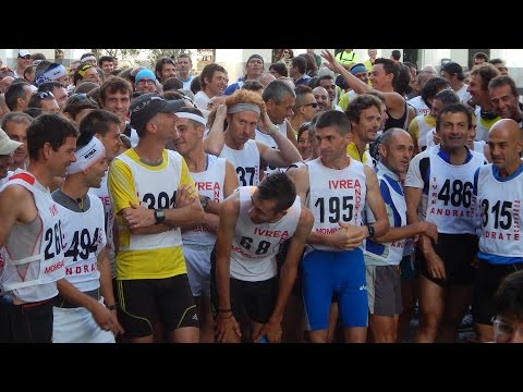 Corsa in montagna Ivrea - Mombarone 2014 - partenza