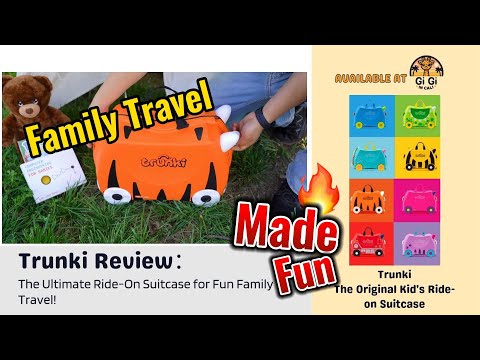 Family Travel Made Fun: Unboxing the Trunki Ride-On Suitcase – A Must-Have for Kids!