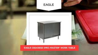 Stainless Steel Enclosed Base Commercial Work Tables