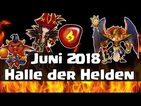 Halle der Helden "Feuer" Juni 2018 prediction 🔥 Summoners war [German/Deutsch APP]