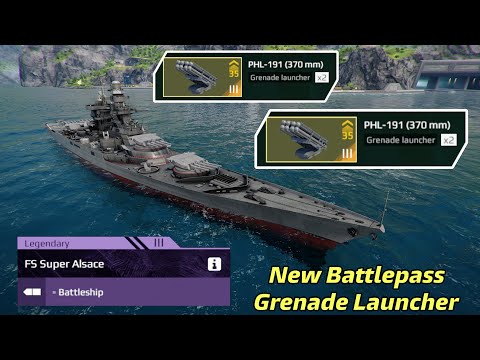 FS Super Alsace With PHL-191 (370 mm) New Battle Pass Grenade Launcher! Im time traveler
