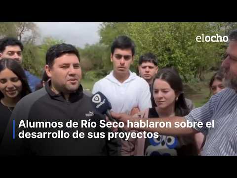 ALUMNOS DE RÍO SECO HABLARON SOBRE EL DESARROLLO DE SUS PROYECTOS