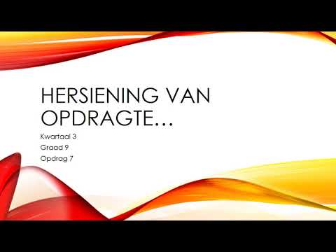 TEGNOLOGIE GRAAD 9: 20 Augustus 2020 - periode 1 (20091)