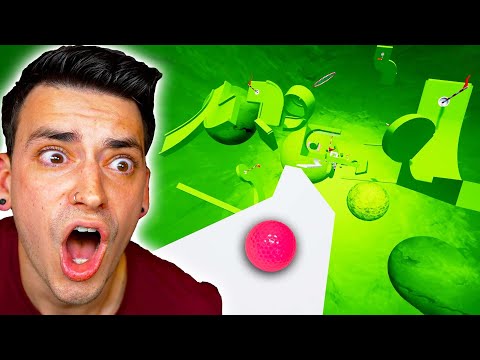 THE CRAZIEST PUTT-PUTT COURSE EVER! (Golf It)