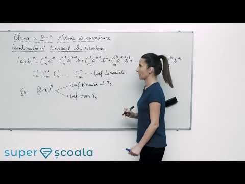 Clasa a X-a - Combinatorică. Binomul lui Newton - Triunghiul lui Pascal - P4
