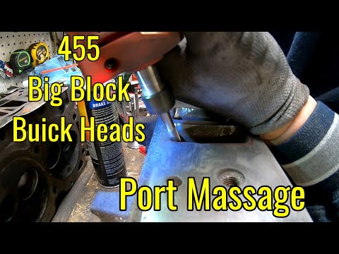 In Preparation for the BBB 455 Build A little Port Massaging is done.