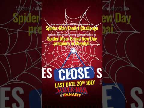 The countdown is on. 🕷️ Hundreds of artists have already shared their artwork!