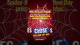The countdown is on. 🕷️ Hundreds of artists have already shared their artwork!