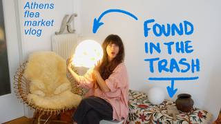 decorating my apartment with flea market and dumpster finds: a slow living vlog