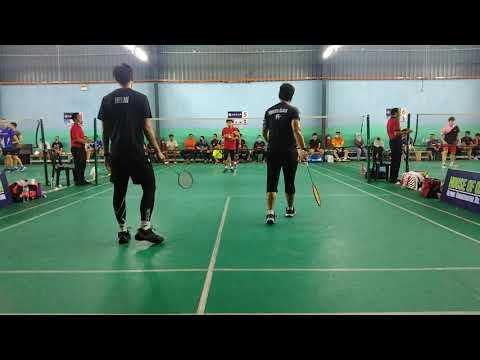 Badminton Men's Double SemiPro HOO Tournament - Rommy / Sufyuddin Vs Hakem Norazzi / Nur Helmi
