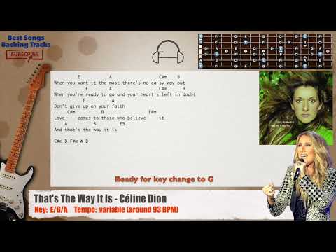 That's The Way It Is (Correct) - Celine Dion