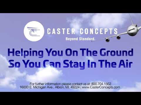 Aerospace Industry Heavy Duty Casters made tough because they have to be