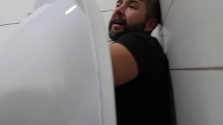 He Was Stuck BEHIND IT!