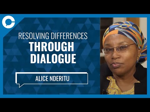 Alice Nderitu Resolving Differences Through Dialogue