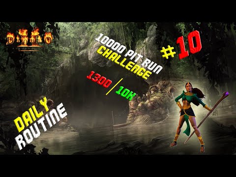 Pit 250 Runs / Daily Routine #10 / Loot Recap - Diablo 2 Resurrected - D2R