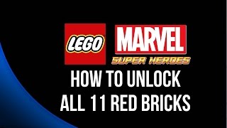 ALL 11 Deadpool Red Bricks guide - LEGO Marvel Super Heroes