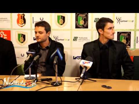 Stal Stalowa Wola - Siarka Tarnobrzeg 2:2 - konferencja prasowa, 20.10.2012