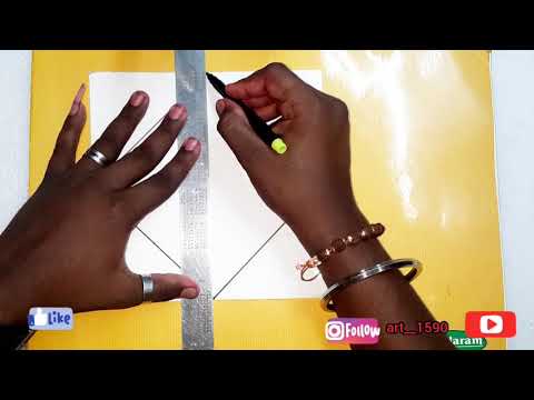 how to make a 3D drawing| 3D black hole, 3D square |S & S Artists