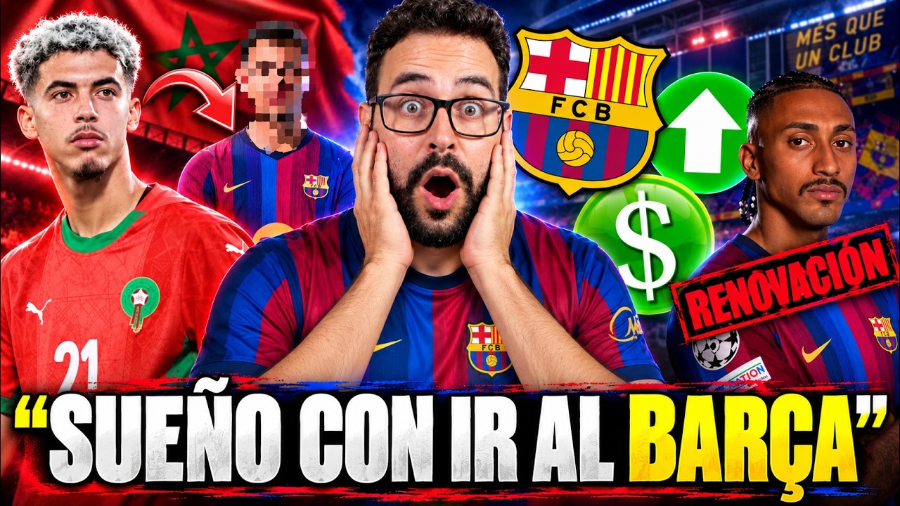 🚨"SUEÑO con JUGAR en el BARÇA" CRACK se DEJA QUERER - RAPHINHA será RENOVADO ¡PREMIO de FLICK!