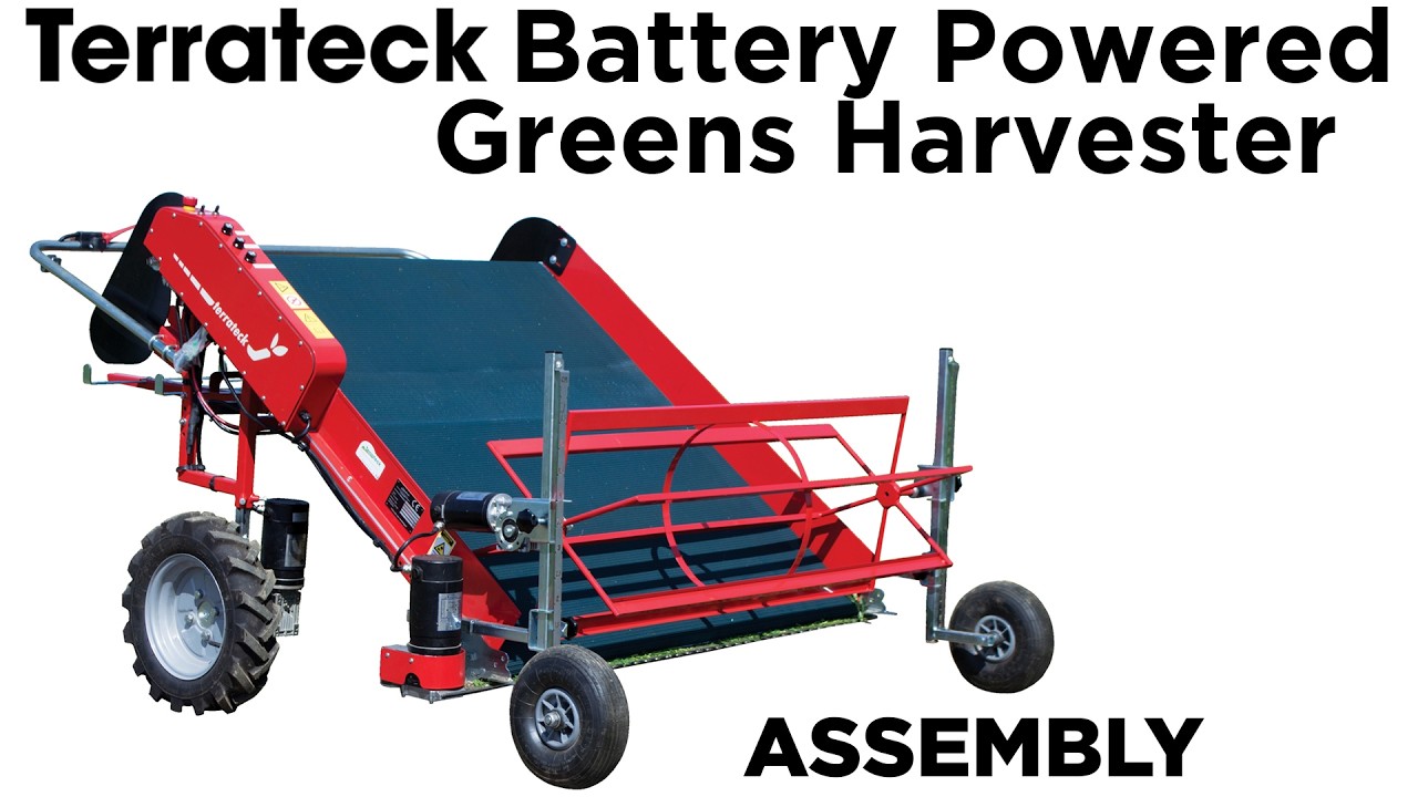 Assembly Terrateck Walk Behind Electric Greens harvester