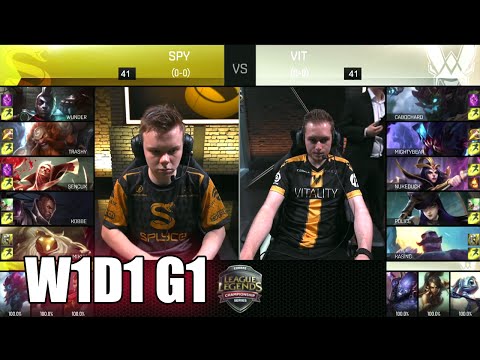 Splyce vs Vitality | Game 1 S6 EU LCS Summer 2016 Week 1 Day 1 | SPY vs VIT G1 W1D1 1080p