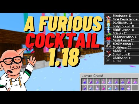 Guggle - A Furious Cocktail Minecraft 1.18 Advancement / Achievement Potion List Tutorial.