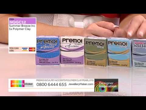 Learn How to Make Polymer Clay Jewellery - JewelleryMaker DI LIVE 07/03/15